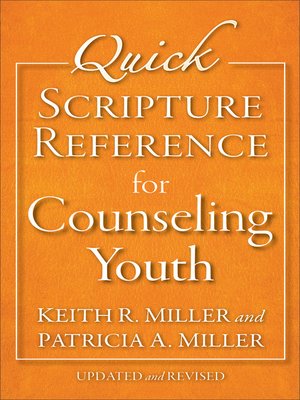 cover image of Quick Scripture Reference for Counseling Youth